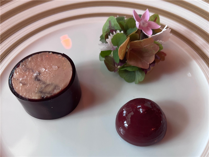 duck liver ballotine